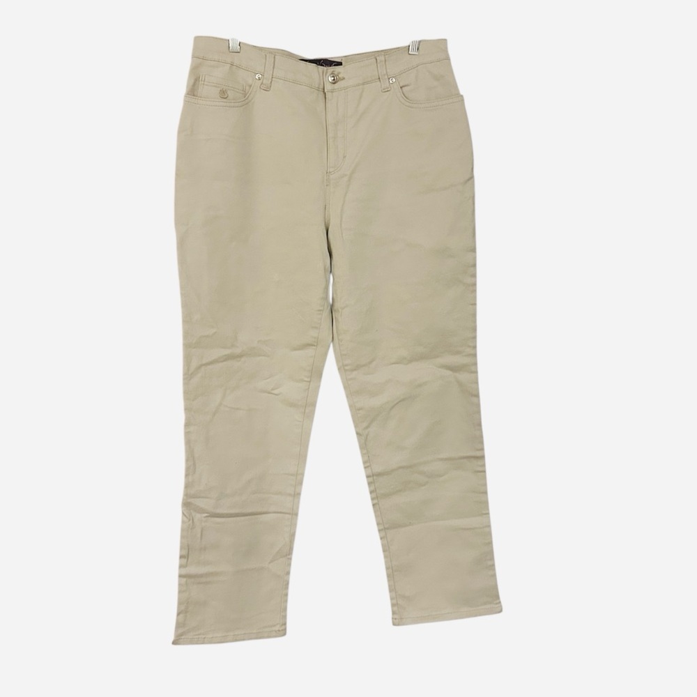 Gloria Vanderbilt Tan Light Denim Jeans Size Missy 12 Short